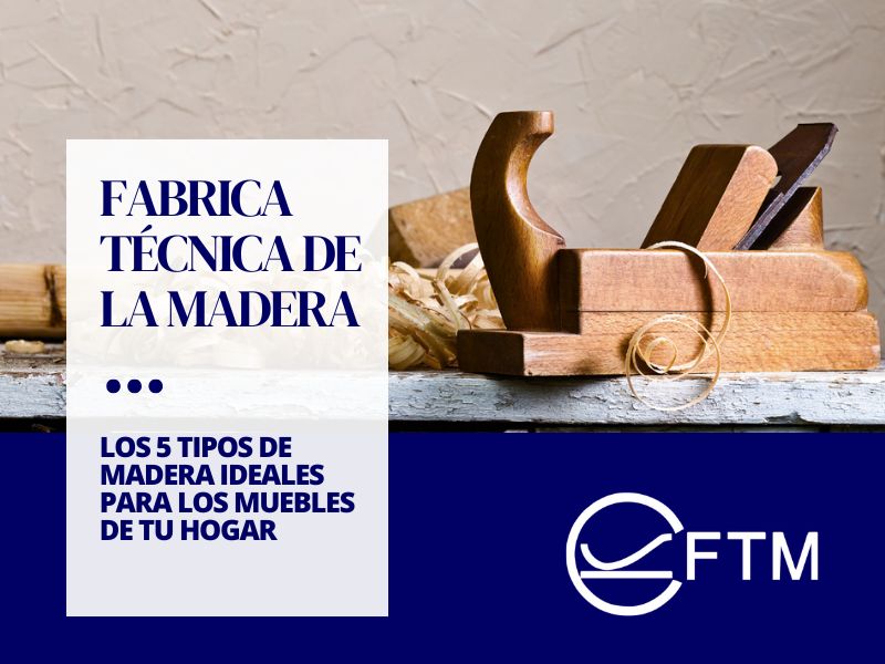banner tipos de madera muebles